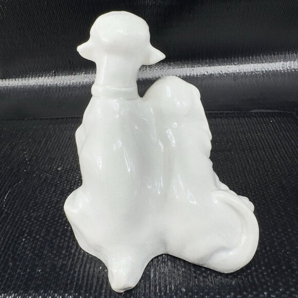 Vintage Hand Made Dogs Sitting Figurine Folk Art Artist Signed Bonhajo Figure - Picture 5 of 11